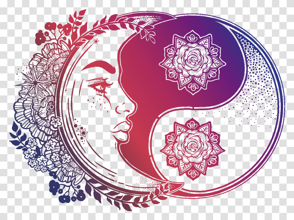 Psychedelic Moons, Pattern, Outer Space, Astronomy, Universe Transparent Png