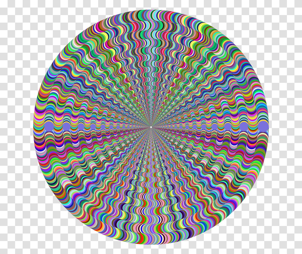 Psychedelic Round Vortex Science London, Ornament, Pattern, Rug, Fractal Transparent Png