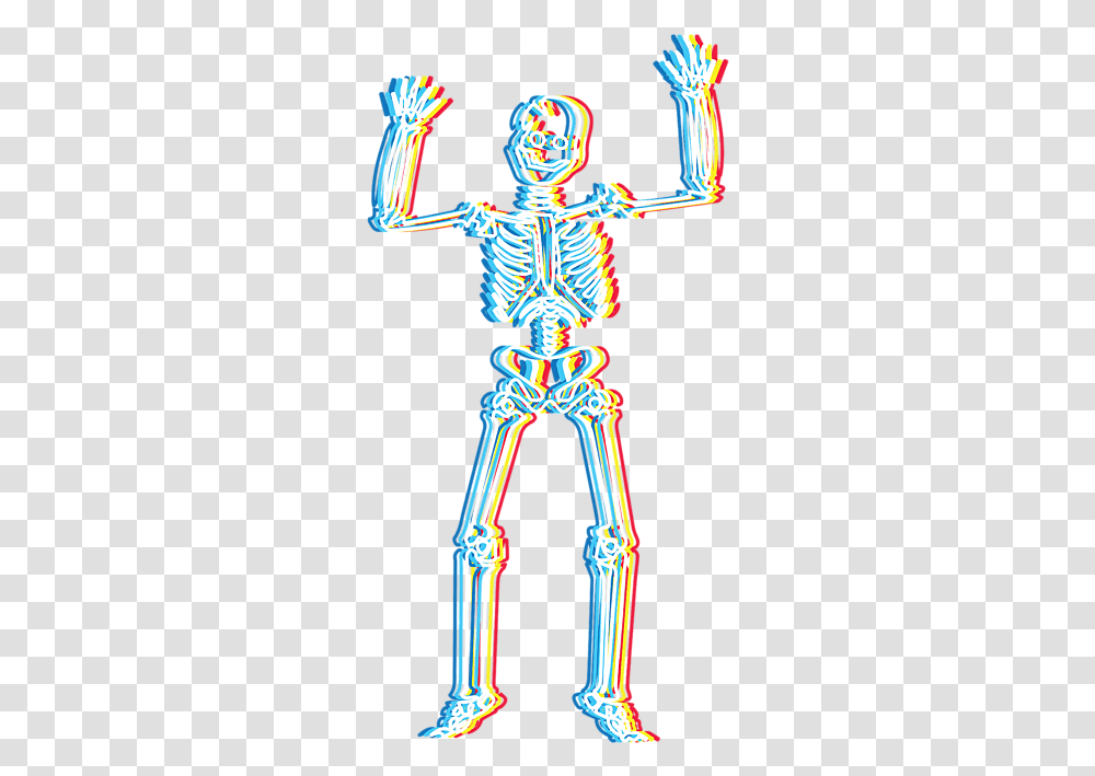 Psychedelic Skeleton Simple Halloween Trippy Skeleton Hand, Toy, Alien, Robot Transparent Png
