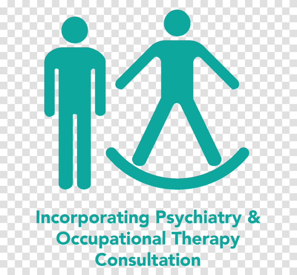 Psychiatry Occupational Therapy Consultation Sitting Standing Moving, Sign, Logo Transparent Png