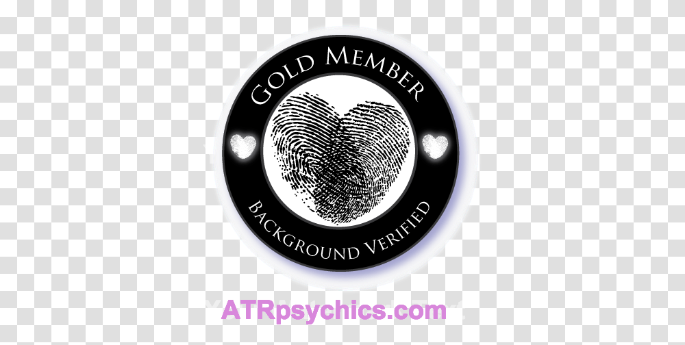 Psychic Website Seal Gold Member With Background Check Label, Logo, Trademark Transparent Png