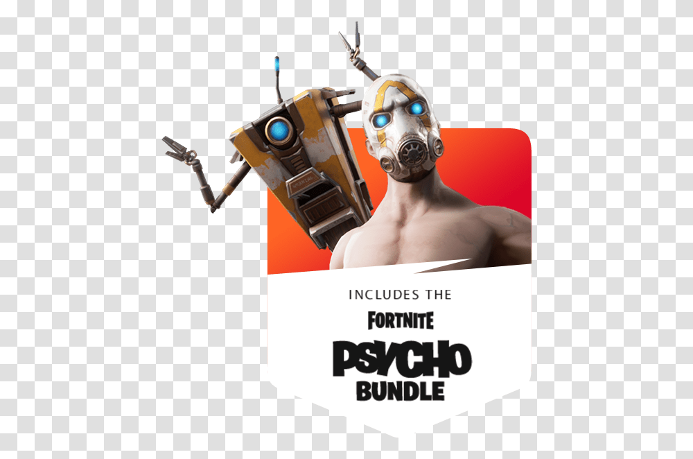 Psycho Bandit Fortnite, Robot, Person, Human, Toy Transparent Png