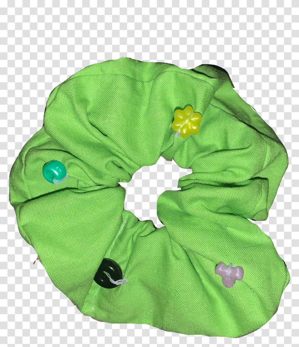 Psycho Scrunchie In Lime Plush Transparent Png