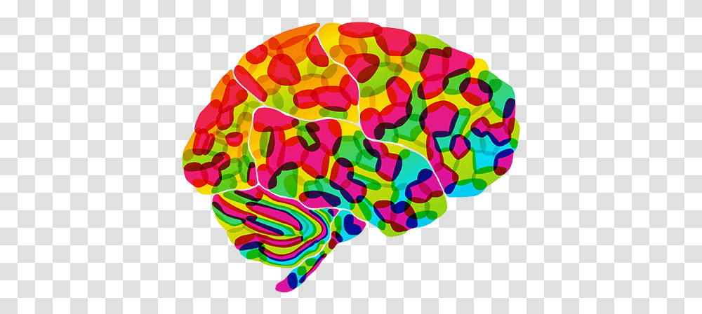 Psychology Brain Background Colorful Brain Clipart, Graphics, Pattern, Floral Design, Modern Art Transparent Png