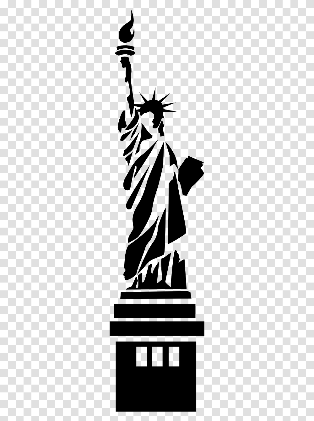 Psychology Today Statue Of Liberty Black, Gray, World Of Warcraft Transparent Png