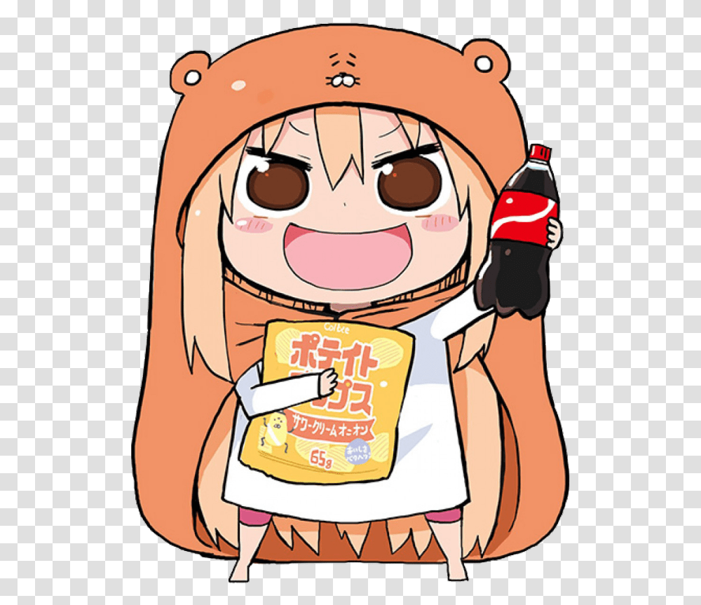 Psychopaths Bad Boyz Are The Sexiest A Bit Of Umaru Himouto Umaru Chan, Beverage, Drink, Food, Eating Transparent Png