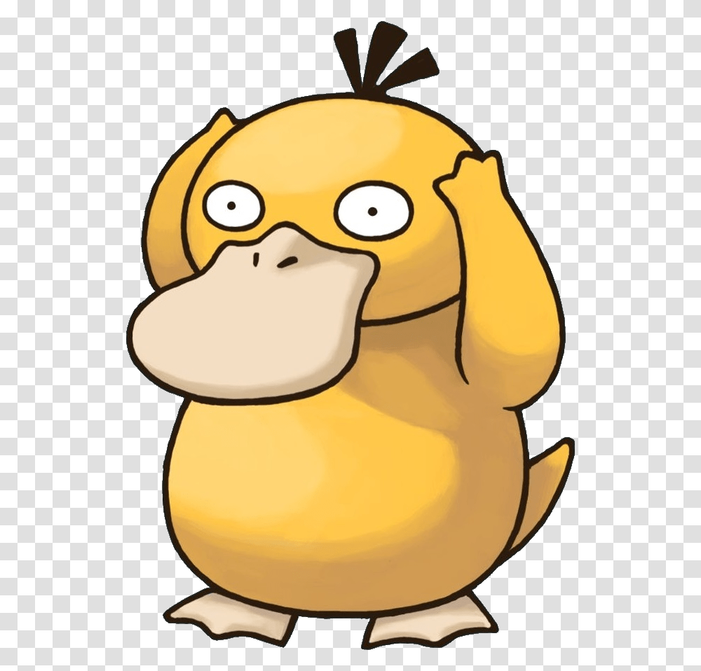 Psyduck, Beak, Bird, Animal, Plant Transparent Png