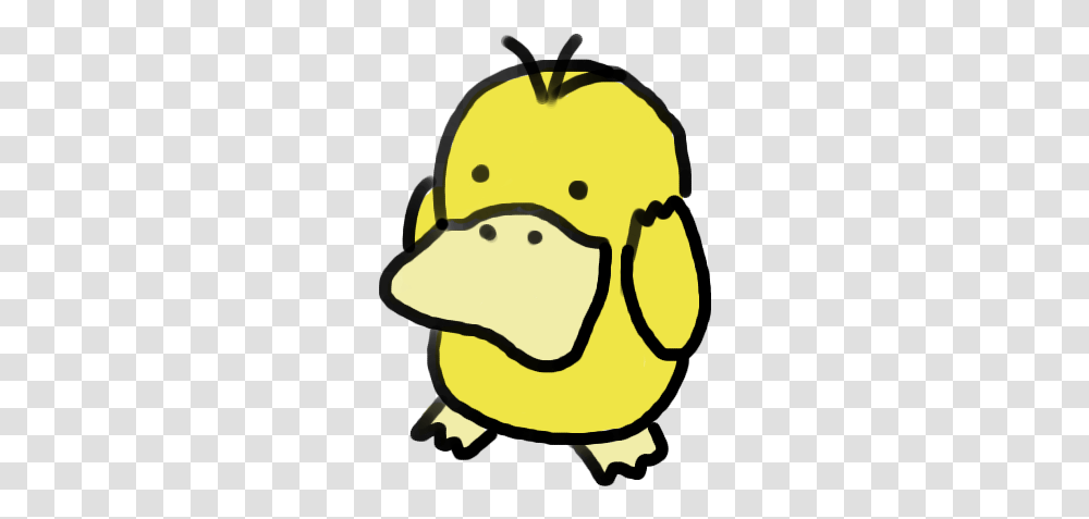 Psyduck Psykokwak Pokemon Character Cartoon, Giant Panda, Animal, Plant, Food Transparent Png