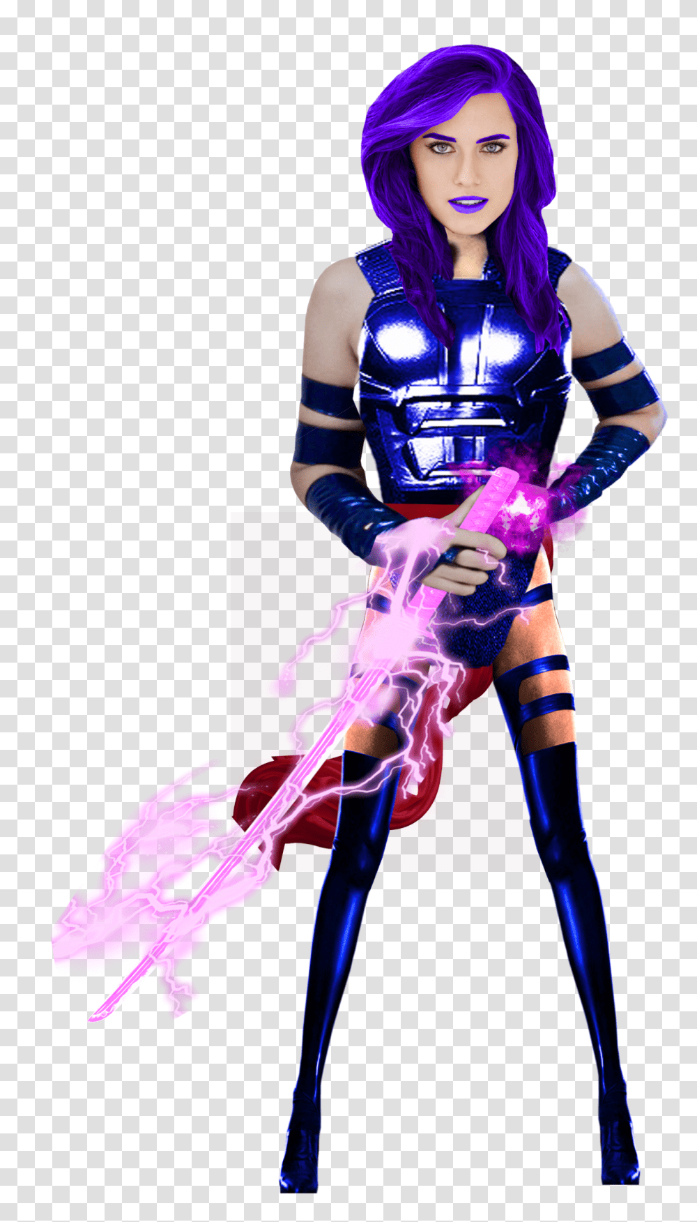Psylocke, Costume, Person, Leisure Activities, Performer Transparent Png