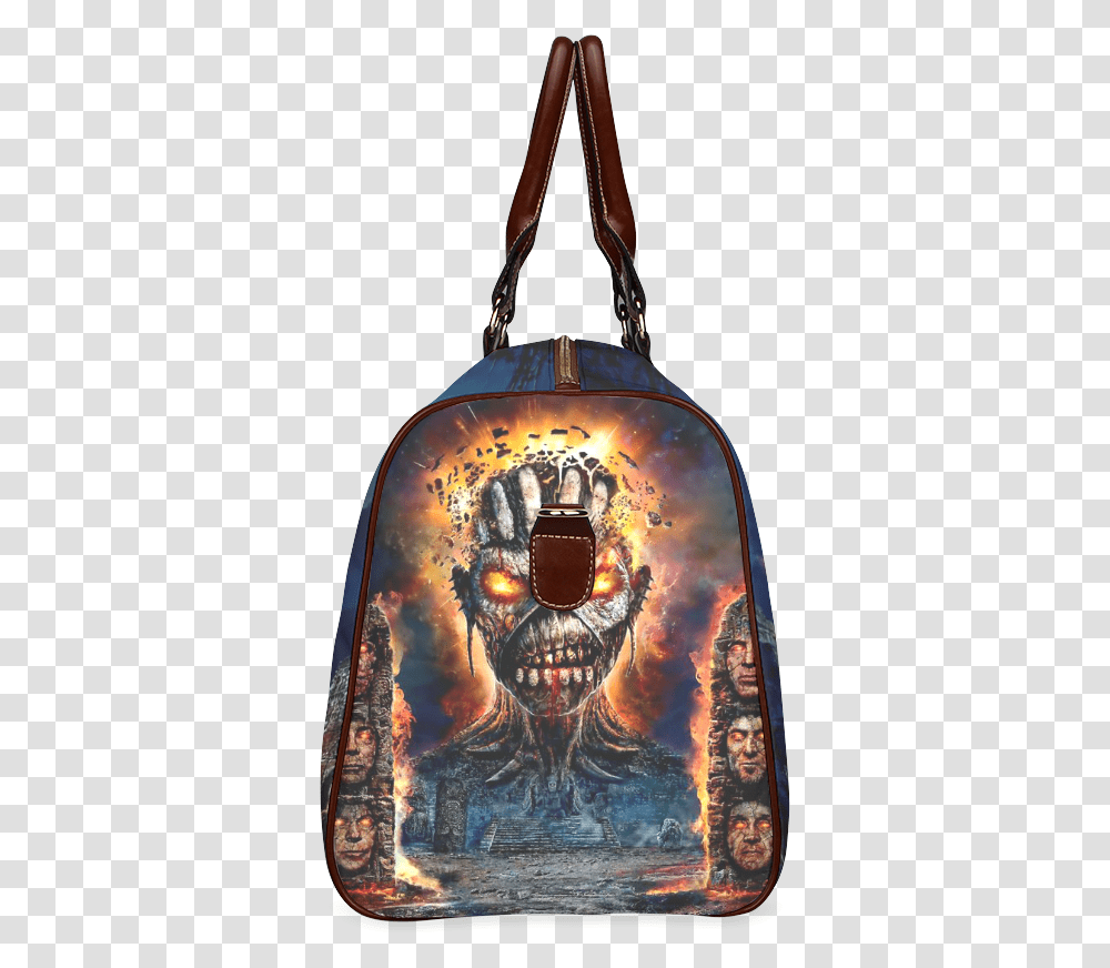 Psylocke Waterproof Travel Handbag With Iron Maiden Iron Maiden Wallpaper Eddie, Painting, Accessories, Accessory Transparent Png