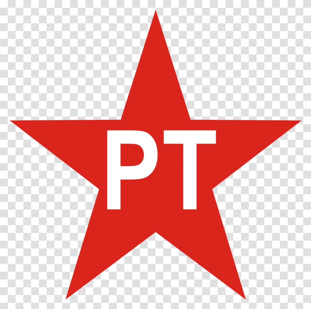 Pt Star Real Version Brazilian Democratic Movement Party, Symbol, Star Symbol Transparent Png