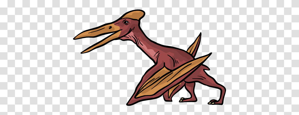 Pterodactyl Free Animals Icons Icon, Bird, Dinosaur, Reptile, Beak Transparent Png