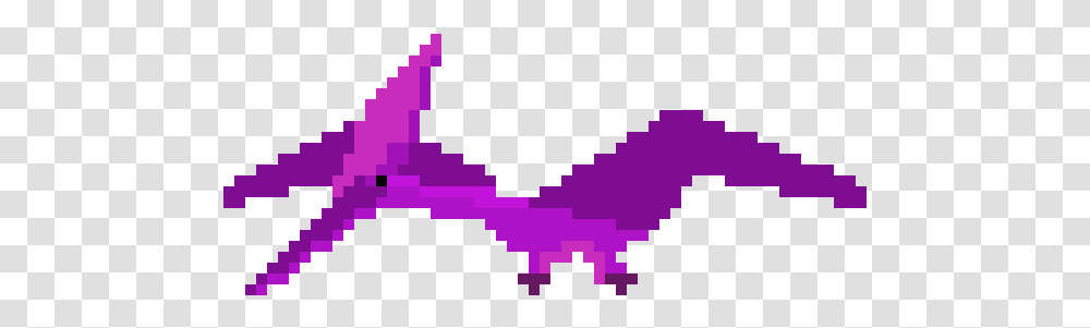Pterodactyl Pixel Art Maker Chrome Dinosaur, Minecraft, Purple, Animal, Plant Transparent Png