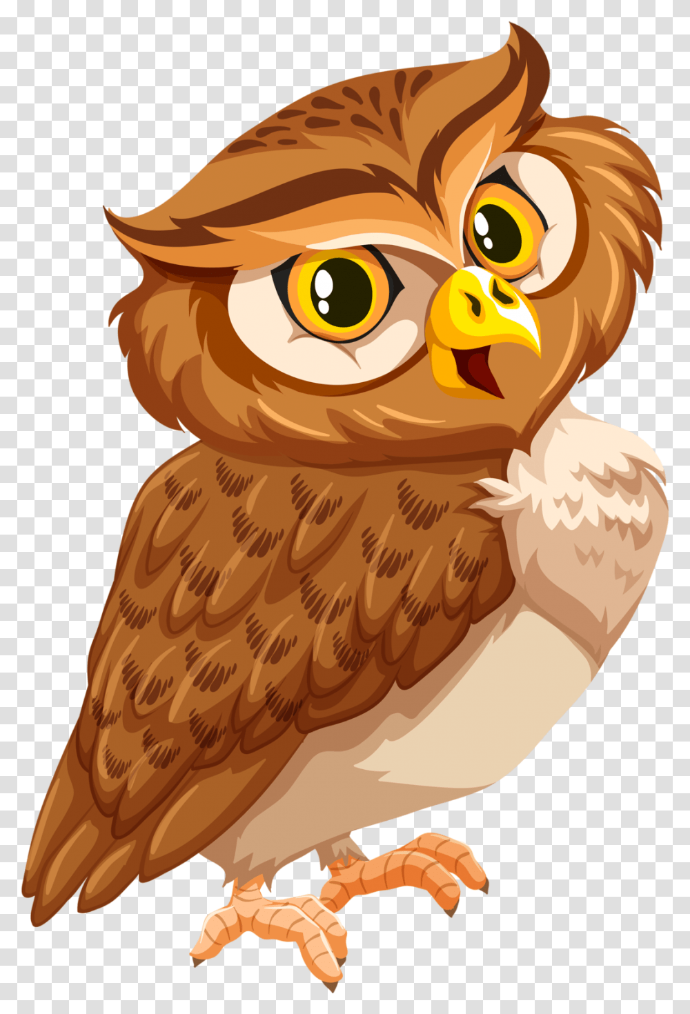 Ptichki Multyashnie Realistic Owl Clipart, Bird, Animal, Eagle, Beak Transparent Png