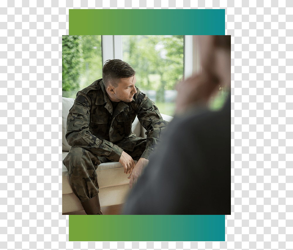 Ptsd Counseling Veteran Counseling, Person, Military, Military Uniform, Army Transparent Png