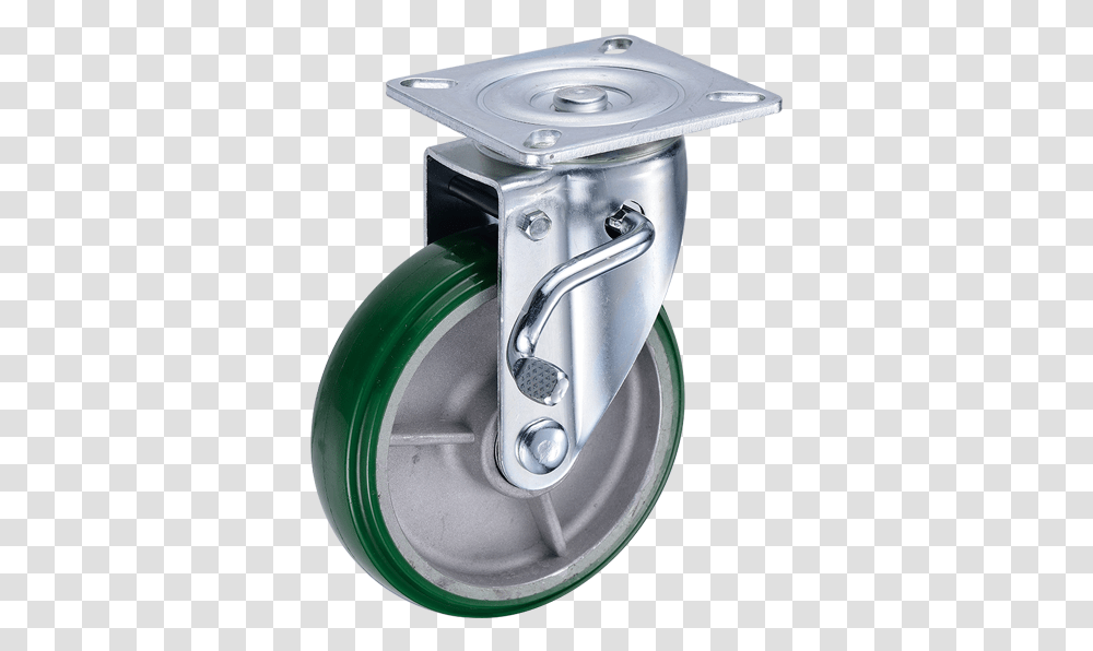 Pu Heavy Duty Castor Wheel With Iron Bar Side Vespa, Sink Faucet, Machine, Bracket Transparent Png