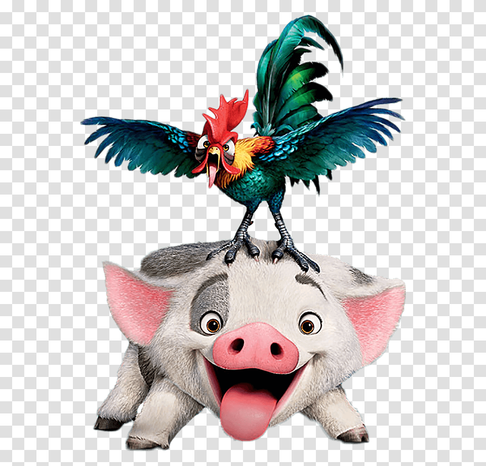 Pua Moana Moana Hei Hei Original, Toy, Bird, Animal, Fowl Transparent Png