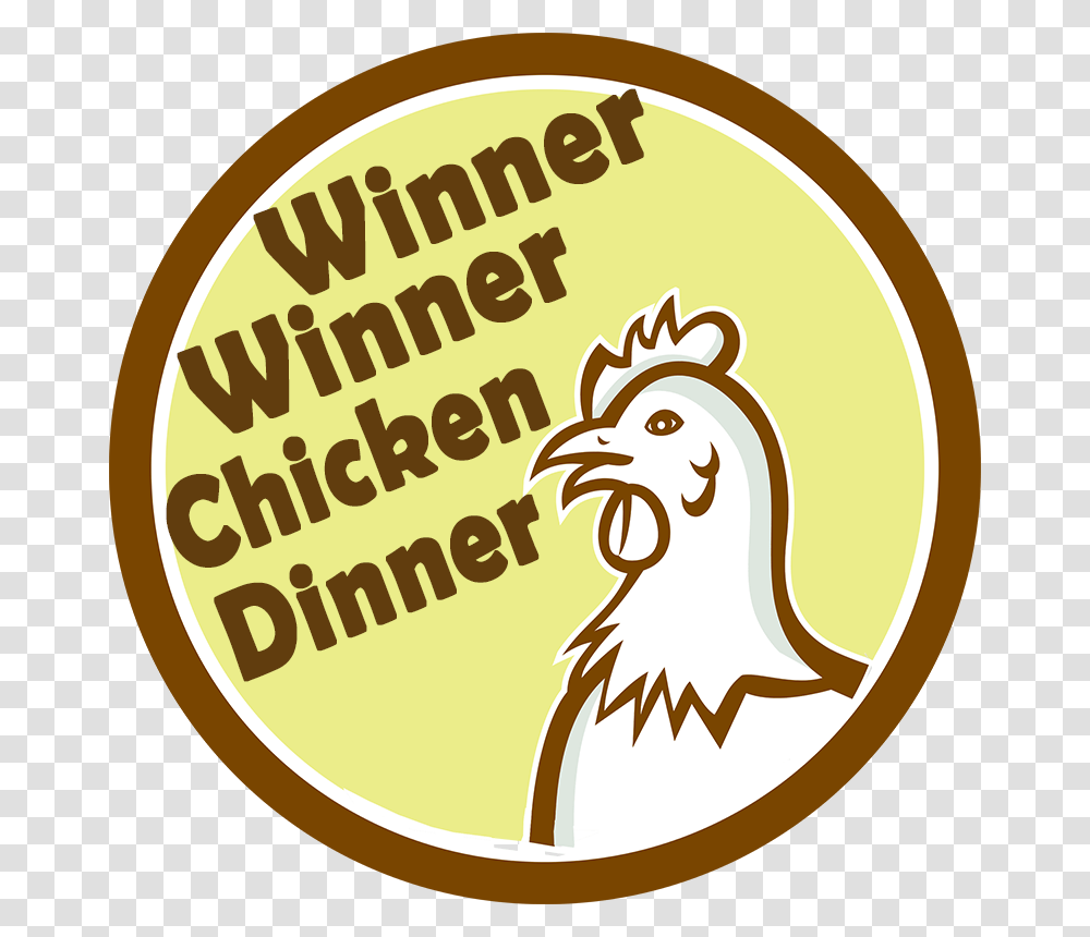Pubg Chicken Dinner Winner Winner Chicken Dinner, Logo, Trademark, Badge Transparent Png