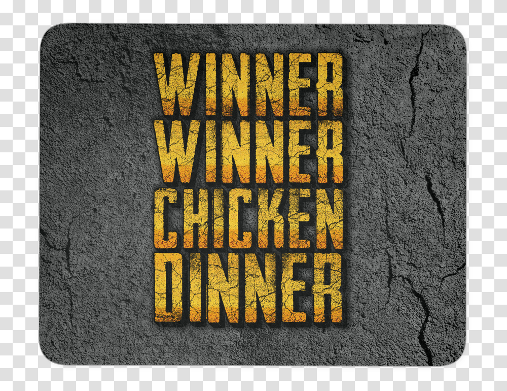 Pubg Winner Winner Chicken Dinner Label, Word, Rug, Poster Transparent Png