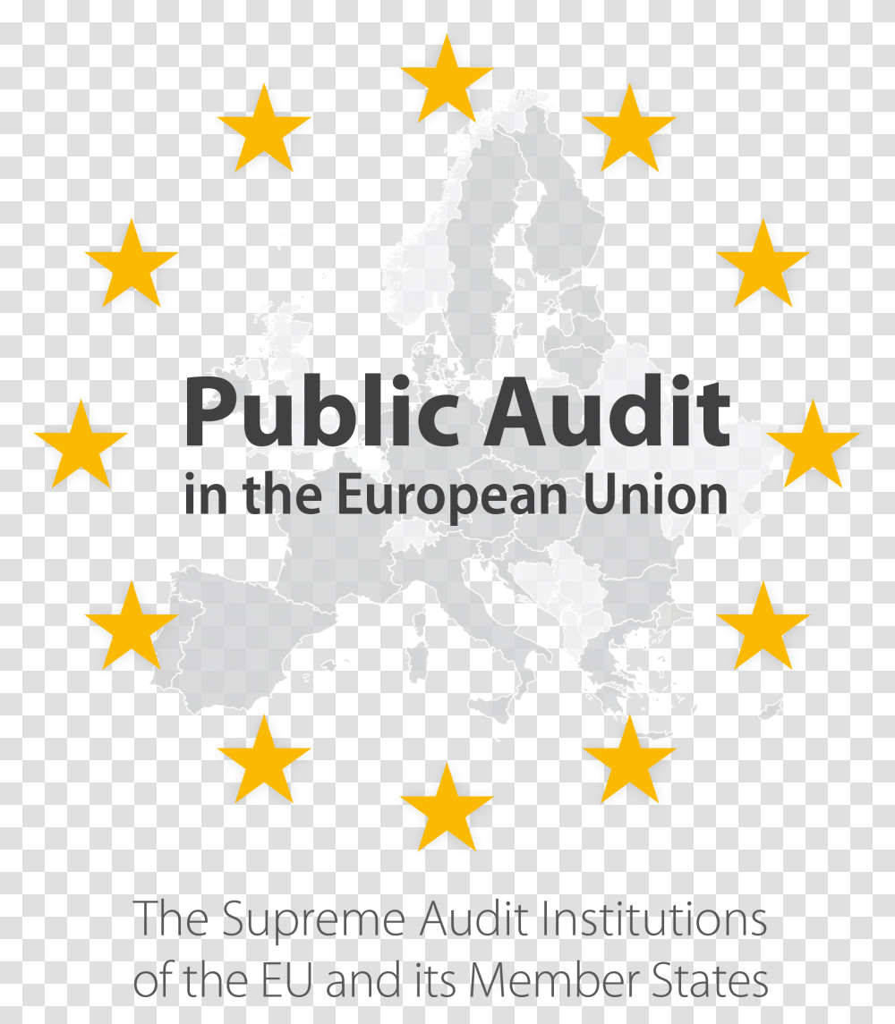 Public Audit In The European Union 2019 Edition Language, Symbol, Star Symbol, Poster, Advertisement Transparent Png