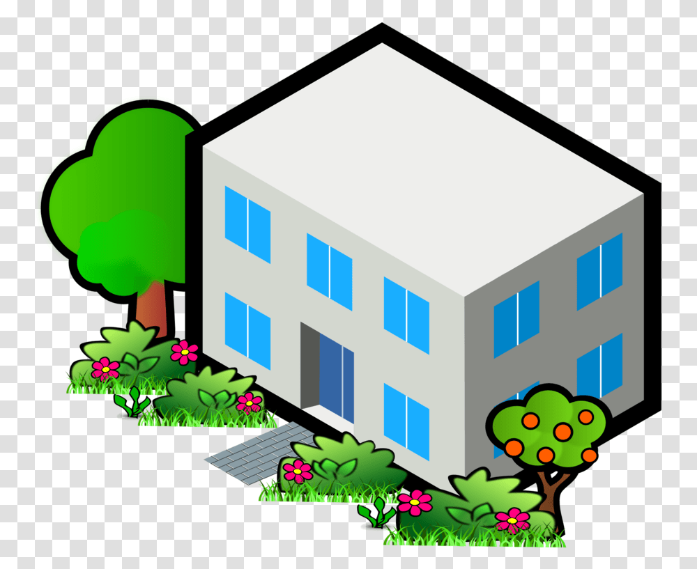 Public Domain Clip Art, Building, Housing, Plant Transparent Png