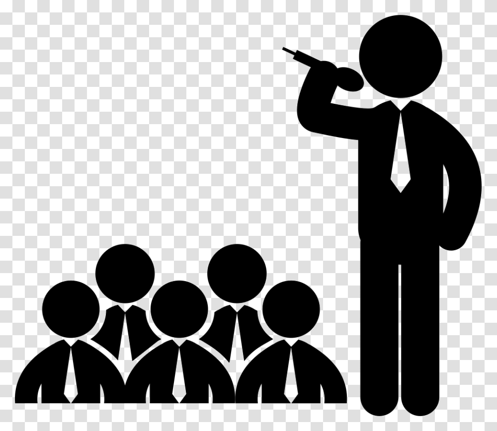 Public Speaking Icon, Audience, Crowd, Person, Speech Transparent Png