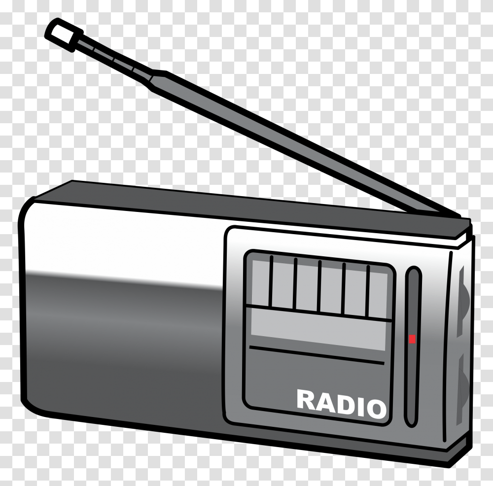 Publicdomainq Portable Radio Clip Art Transparent Png