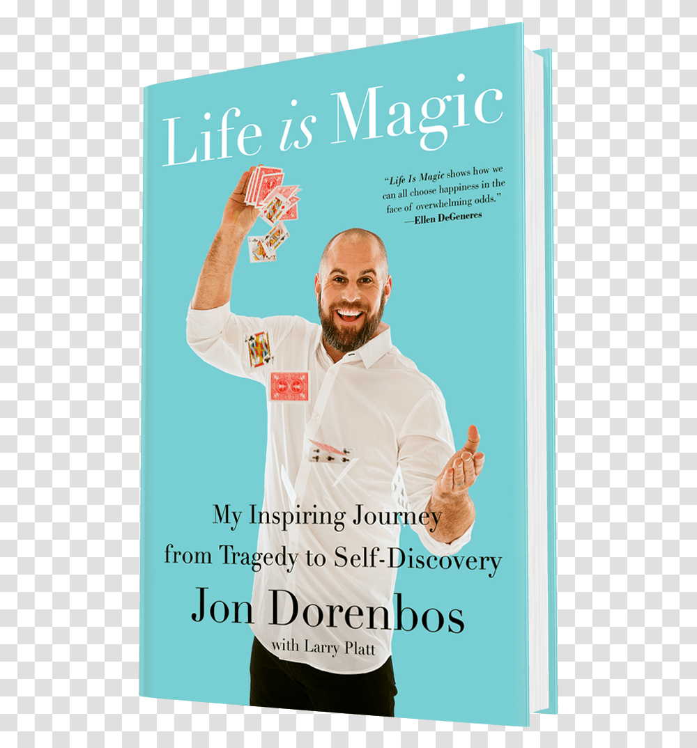 Published By Simon Ampamp Life Is Magic Jon Dorenbos, Person, Human, Advertisement, Poster Transparent Png