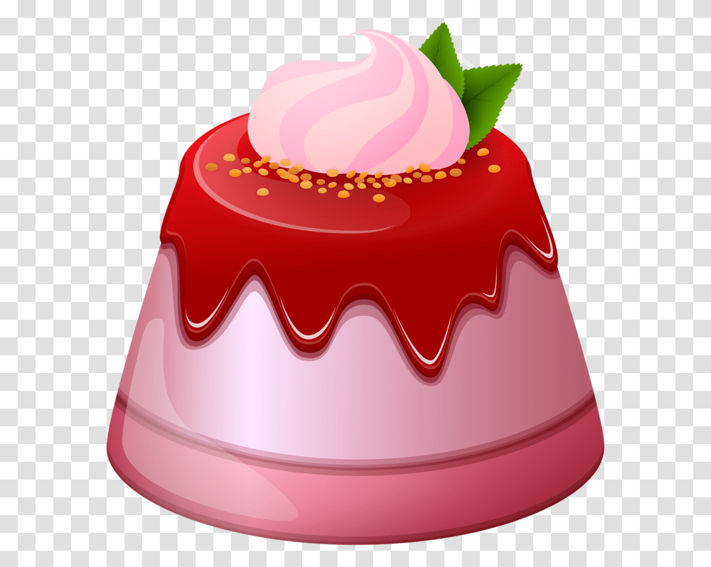 Pudding Cake Pastry, Birthday Cake, Dessert, Food, Jelly Transparent Png