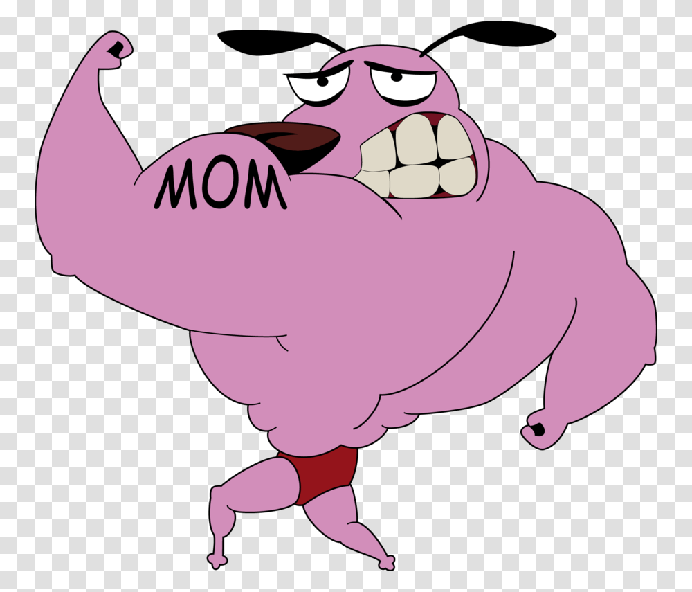 Puddle Clipart Courage The Cowardly Dog Flexing, Animal, Bird, Mammal, Person Transparent Png
