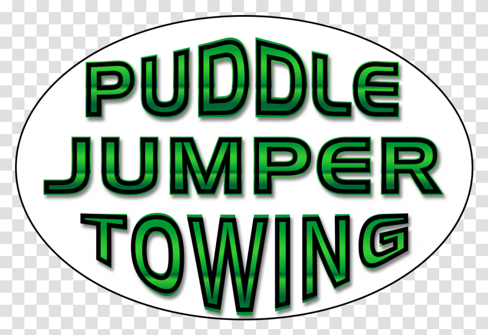 Puddle Jumper Towing Circle, Word, Plant, Meal Transparent Png