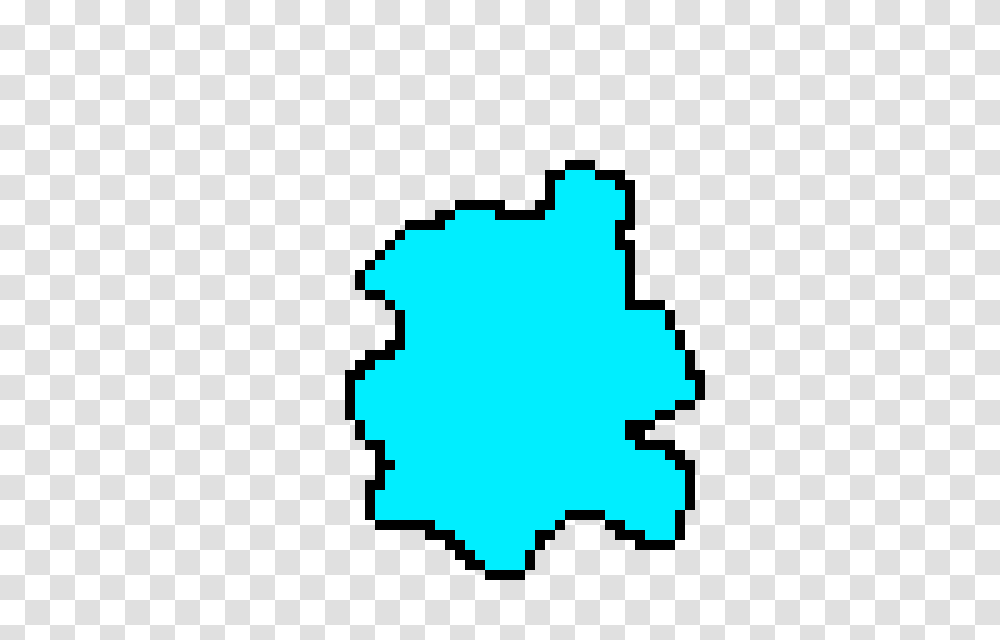 Puddle Of Water Pixel Art Maker, Pac Man, Plant, Leaf, Cross Transparent Png