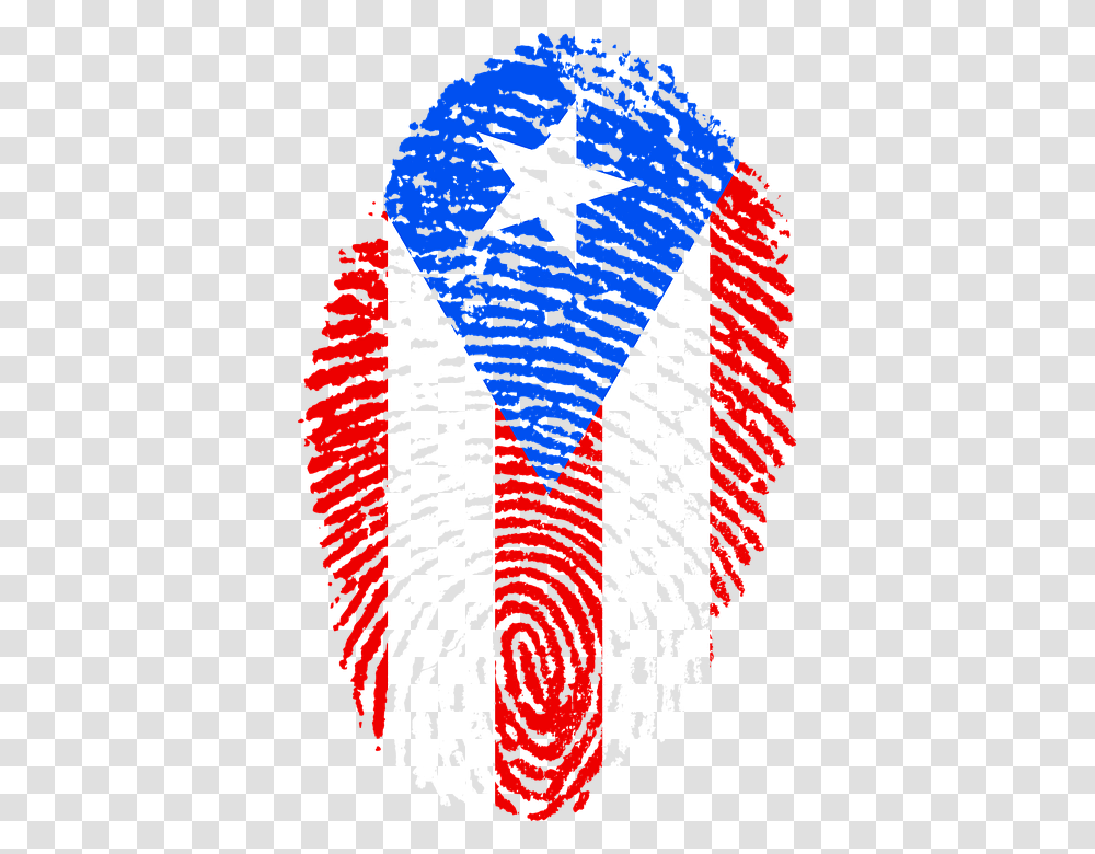 Puerto Rico Flag Fingerprint, Rug, Pattern, Mosaic Transparent Png