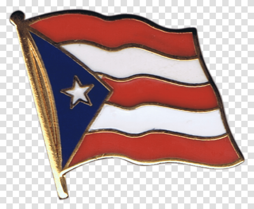 Puerto Rico Flag Pin Badge, Armor, Bird, Animal Transparent Png