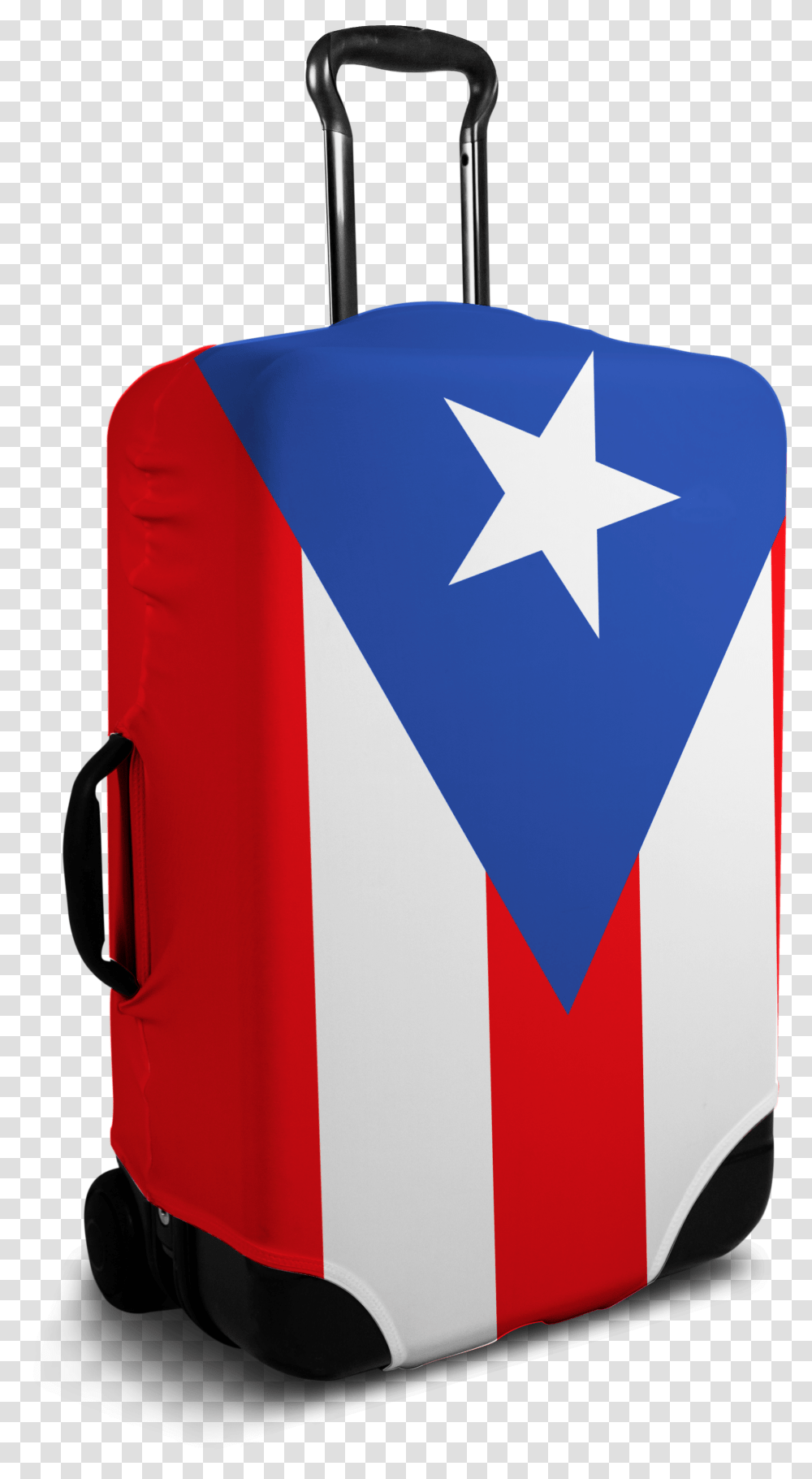 Puerto Rico Flag Suitcase CoverData Large Image, Star Symbol, Military Uniform Transparent Png