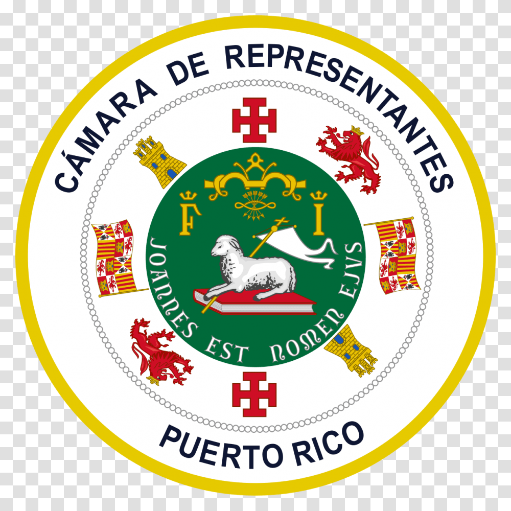 Puerto Rico House Of Representatives, Logo, Trademark, Badge Transparent Png
