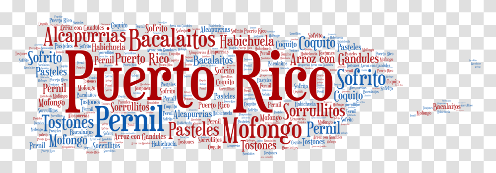 Puerto Rico Word Art, Poster, Advertisement, Flyer, Paper Transparent Png