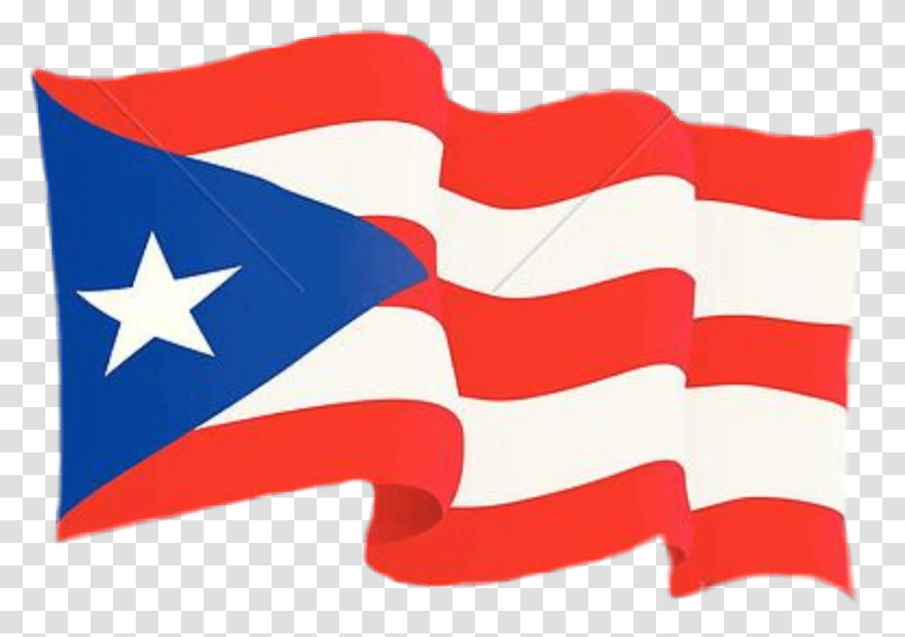 Puertorico Flag Redandblue, American Flag Transparent Png