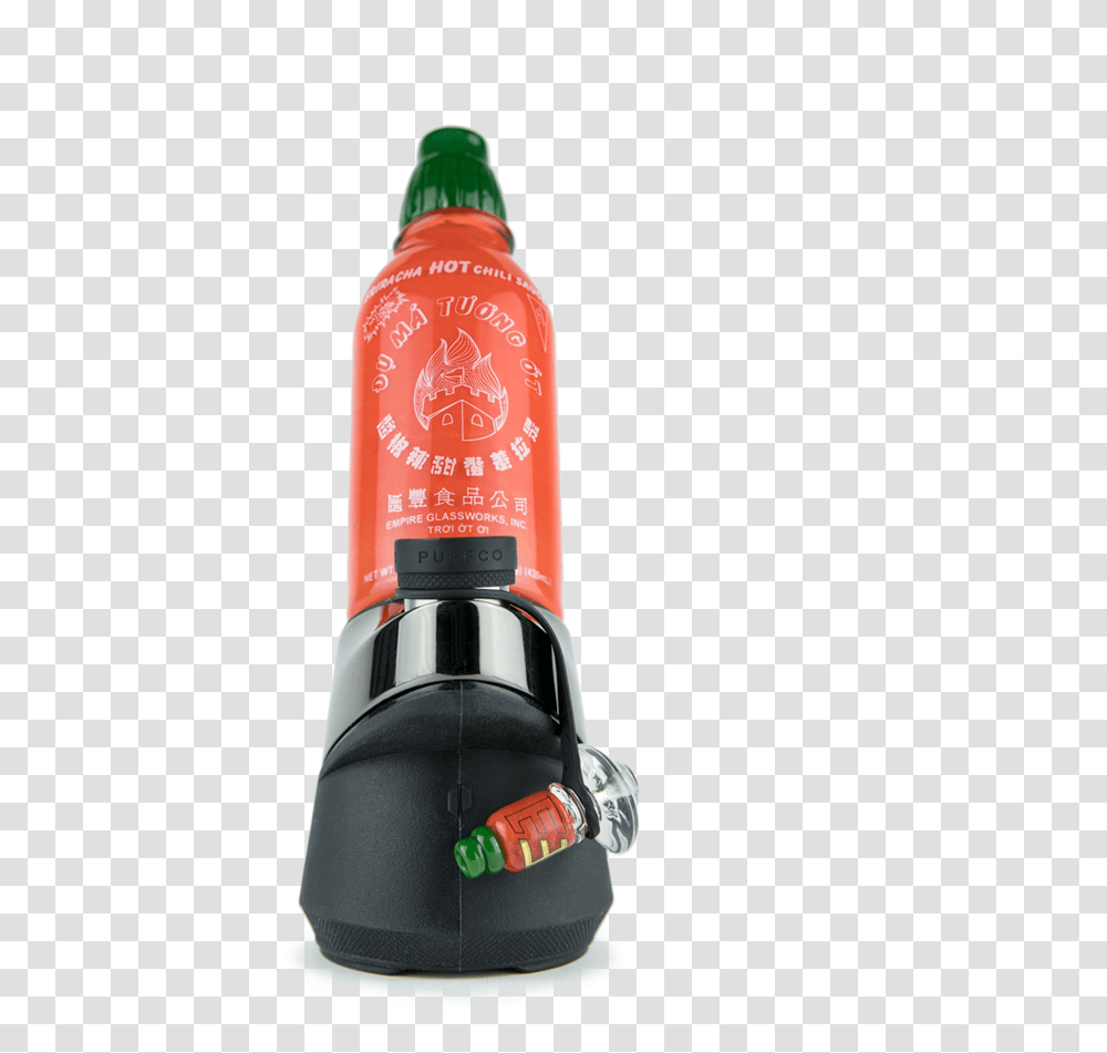 Puffco Peak Sriracha Glass, Liquor, Alcohol, Beverage, Drink Transparent Png