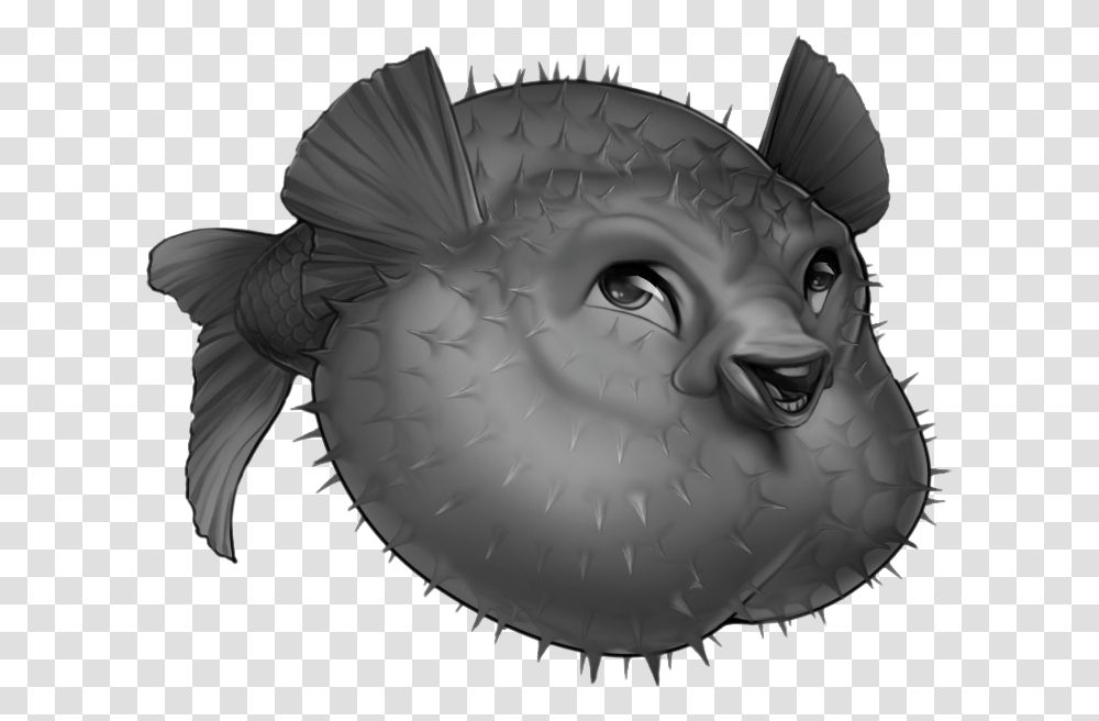 Puffer Fish Pufferfish, Animal, Sea Life, Face, Person Transparent Png