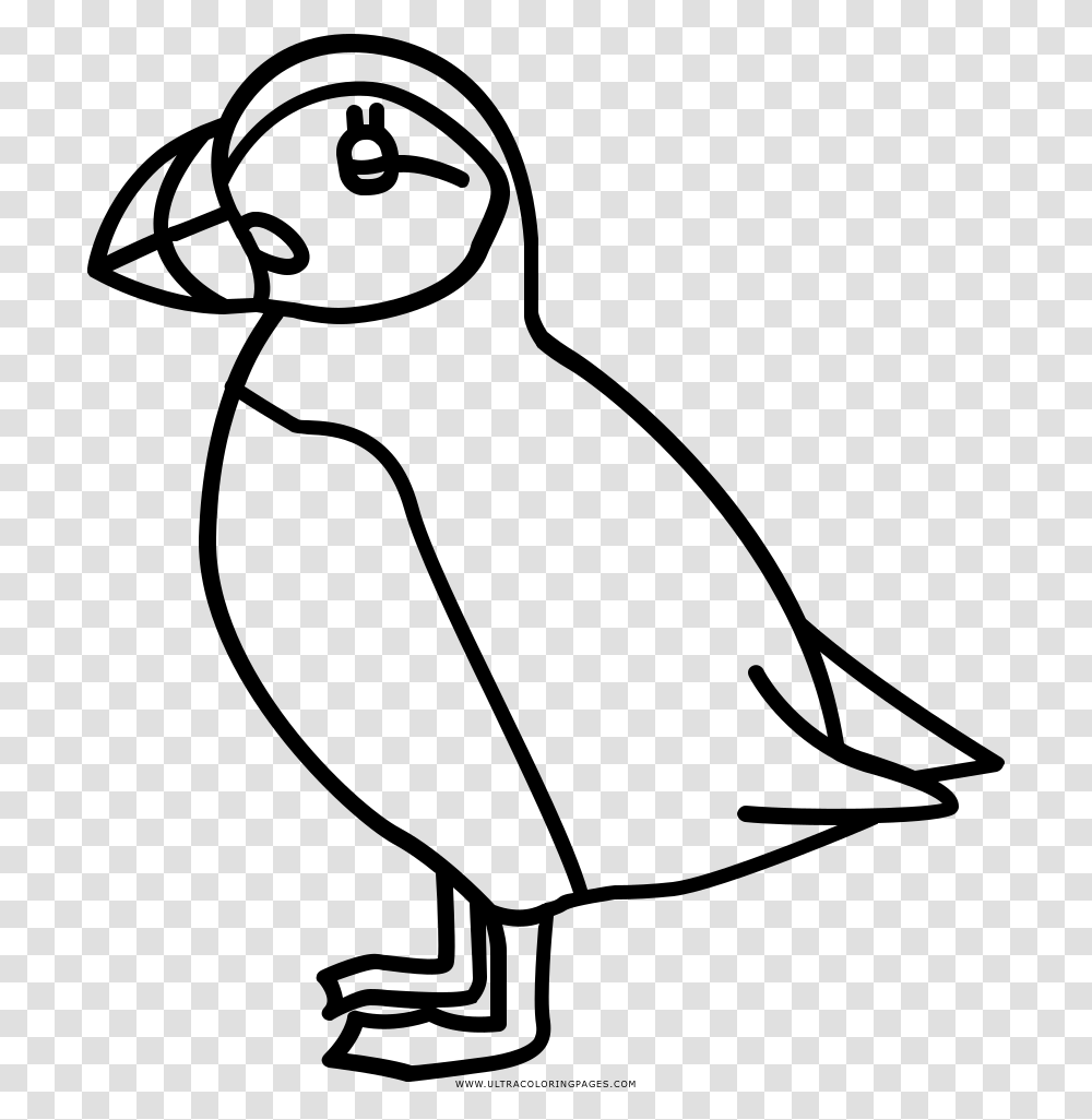 Puffin Coloring, Gray, World Of Warcraft Transparent Png