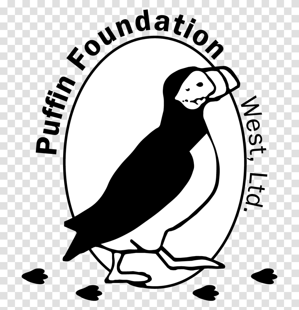 Puffin Logo Print Res 300dpi 6 Speed Manual Sticker, Bird, Animal, Penguin, Stencil Transparent Png