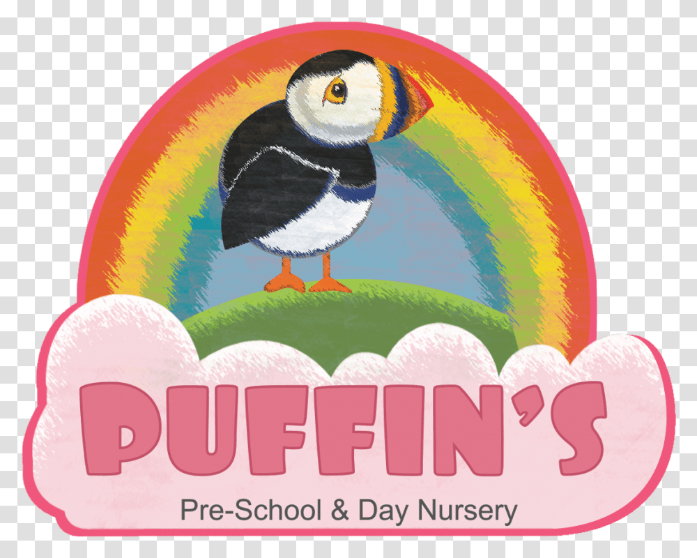 Puffins Preschool Day Nursery Atlantic Puffin, Bird, Animal, Advertisement, Poster Transparent Png