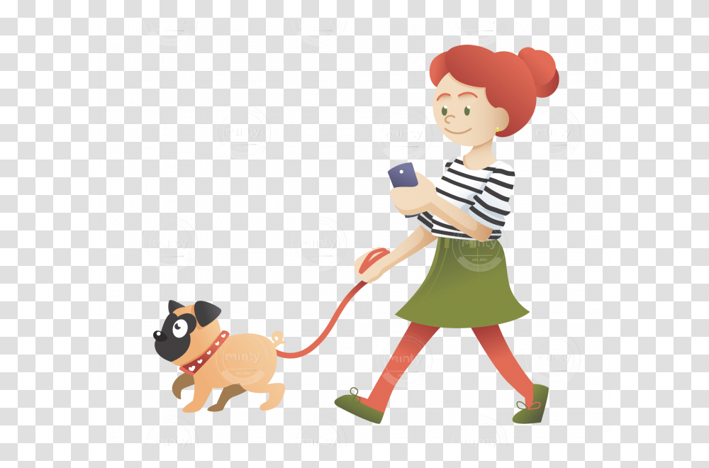 Pug Clipart Standing, Person, Human, Cleaning Transparent Png