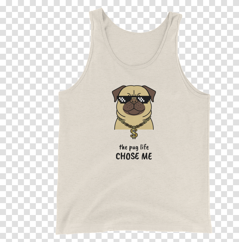 Pug, Apparel, Tank Top, Undershirt Transparent Png