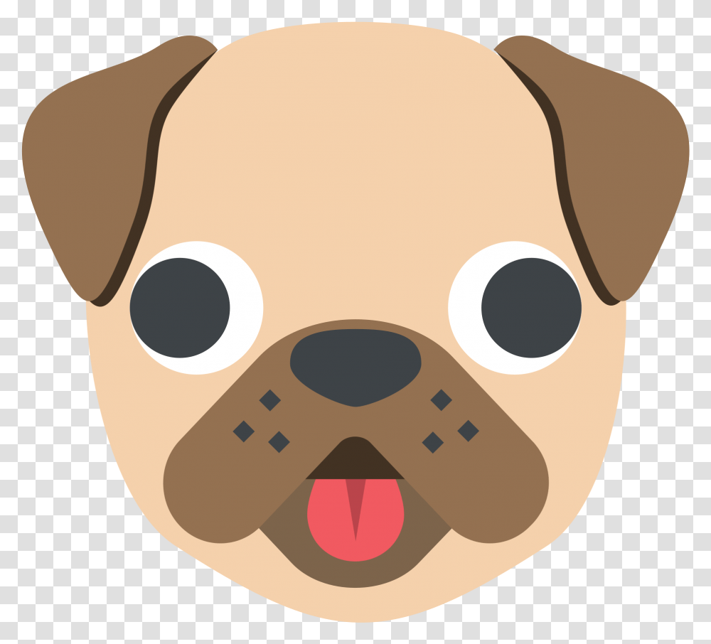 Pug Emoji, Snout, Mammal, Animal, Head Transparent Png
