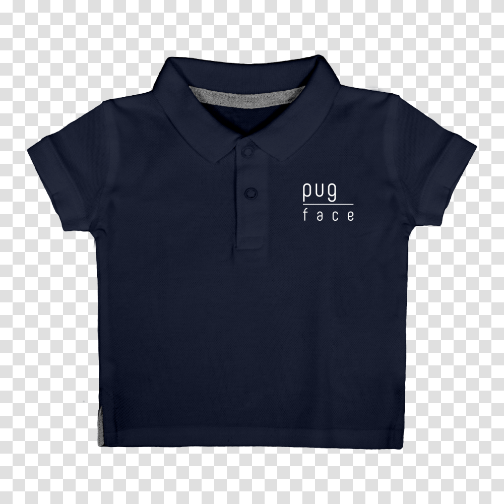 Pug Face Designer Polo Shirt For Babies, Apparel, Sleeve, T-Shirt Transparent Png