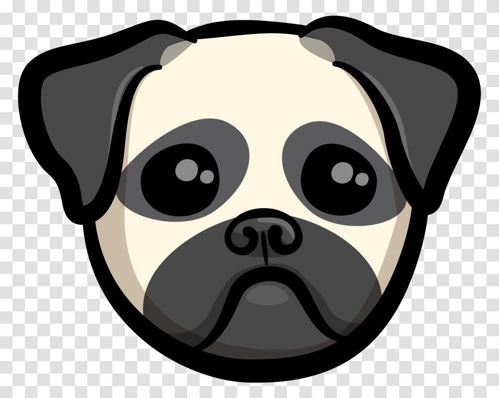 Pug, Head, Mammal, Animal, Wildlife Transparent Png