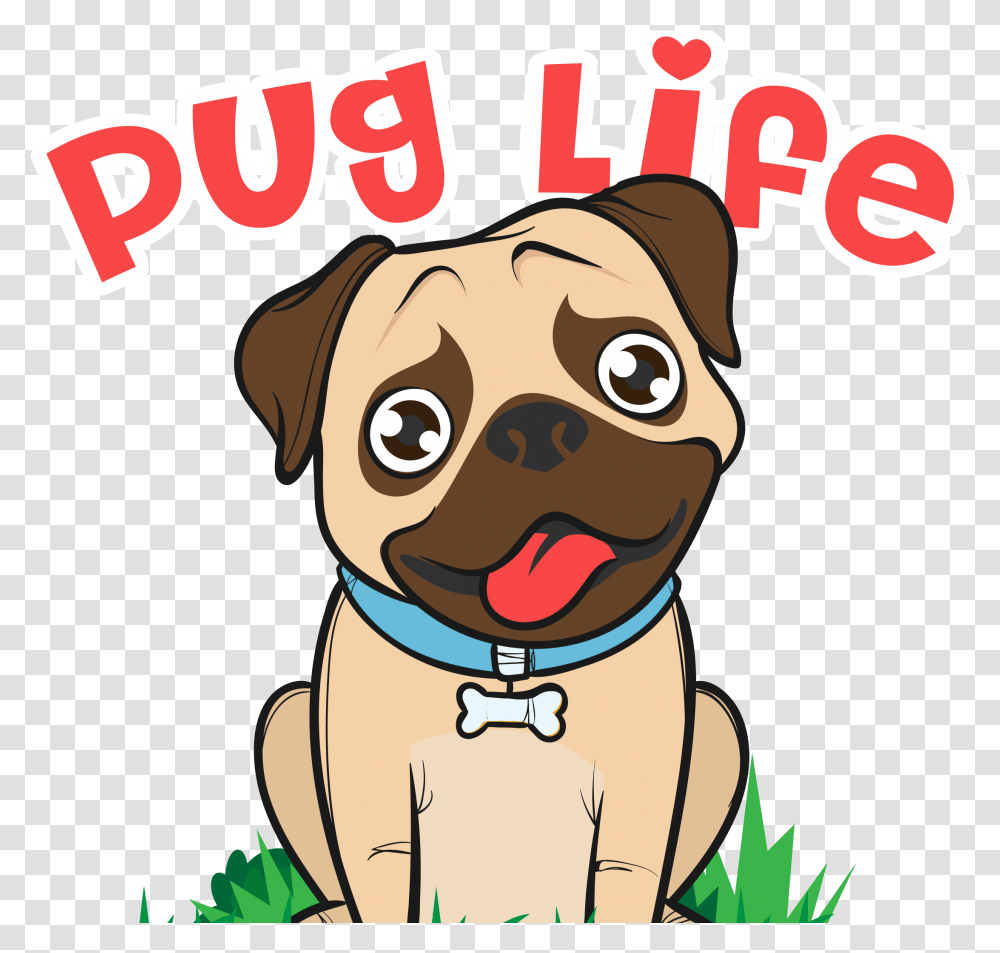 Pug Life Pug, Poster, Advertisement Transparent Png