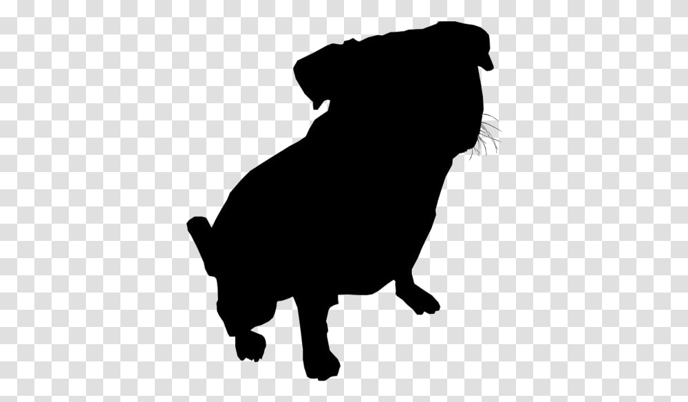Pug Puppy Picture Dog Licks, Silhouette, Stencil, Photography Transparent Png